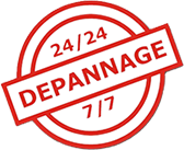 24/24 dépannage 7/7